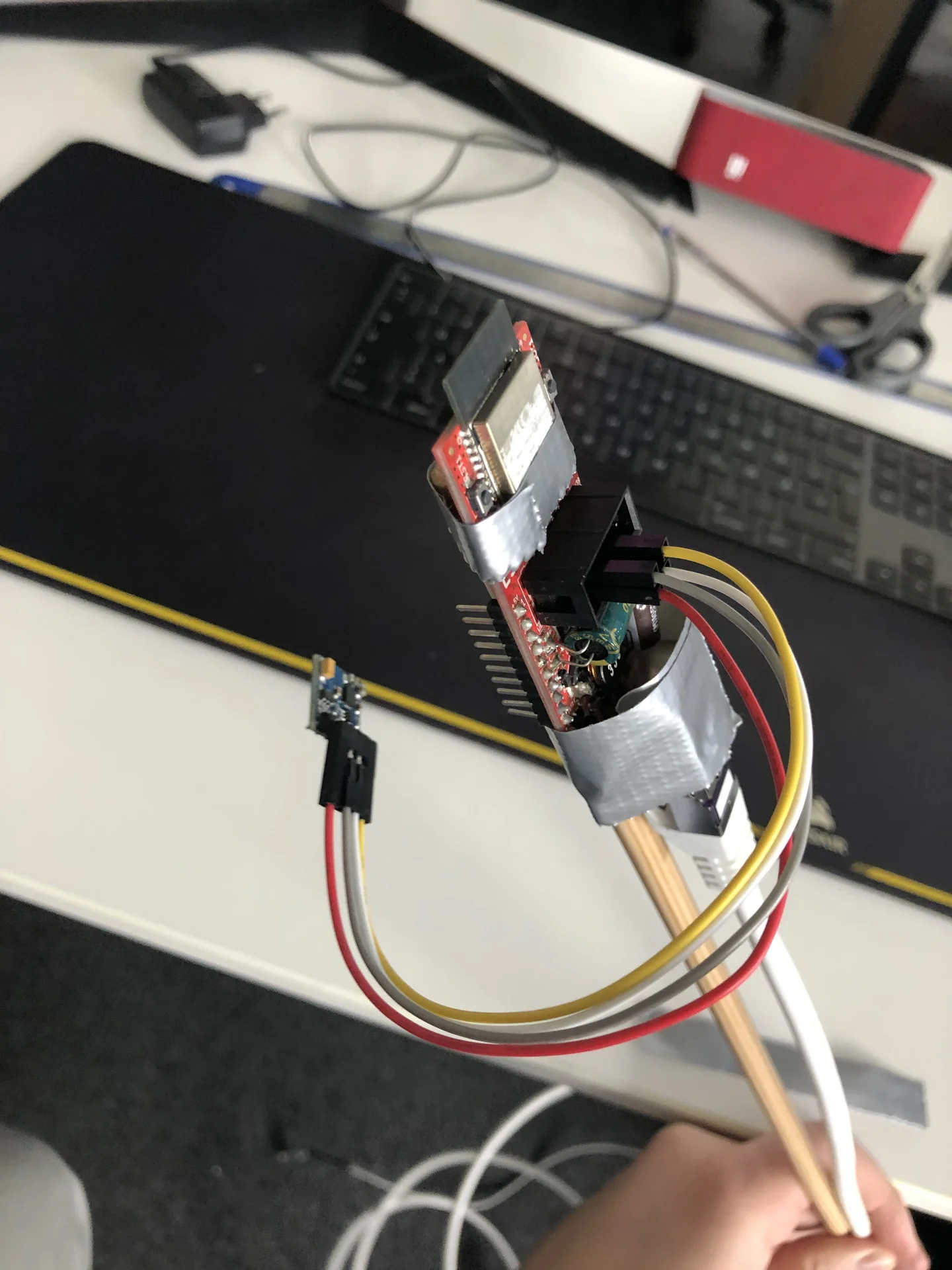 sensor on a stick