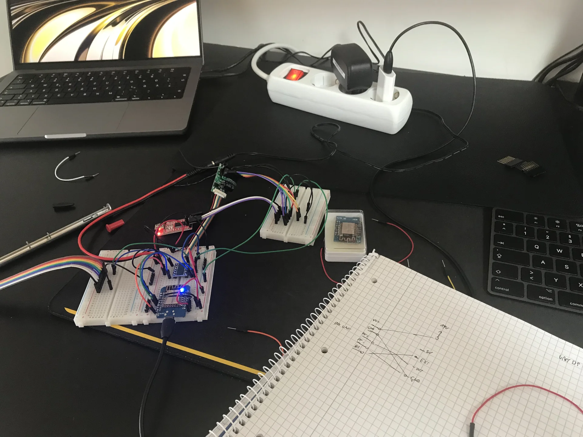test setup